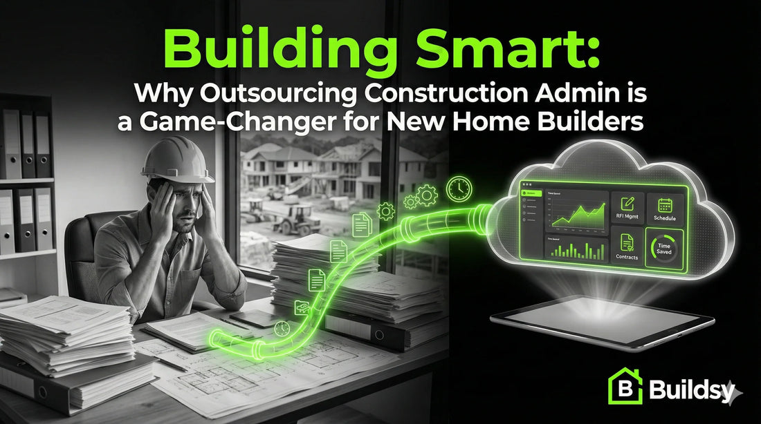 Building Smart: Why Outsourcing Construction Admin is a Game-Changer for New Home Builders