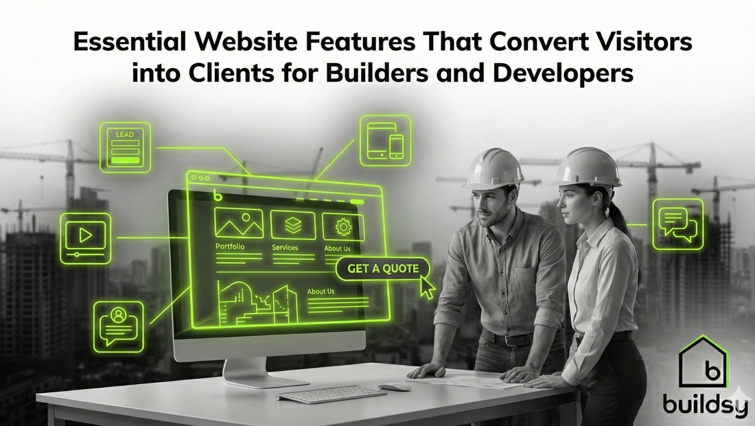 Essential Website Features That Convert Visitors into Clients for Builders and Developers